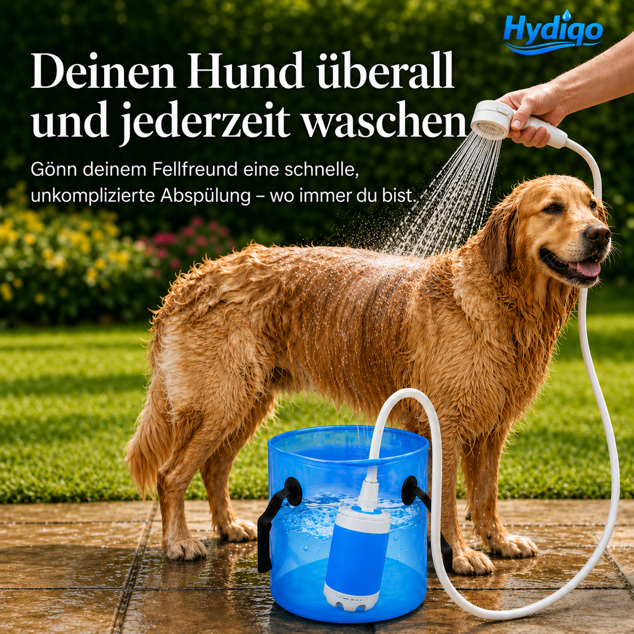 Hydiqo - Tragbare Dusche